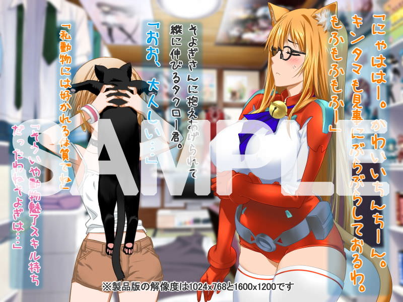 友達の猫を預かる